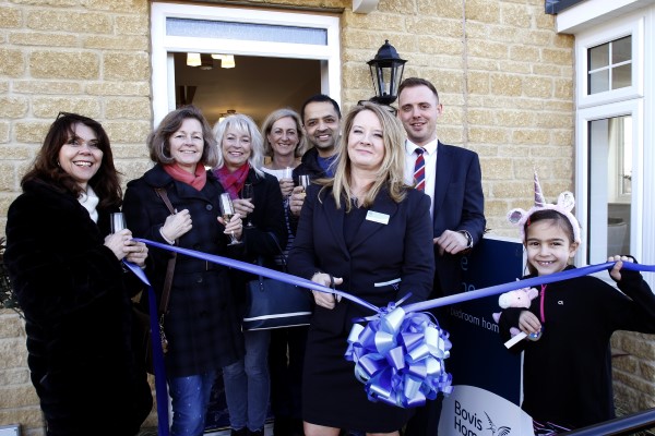 Crowds gather at brand-new show home launch in Minster Lovell